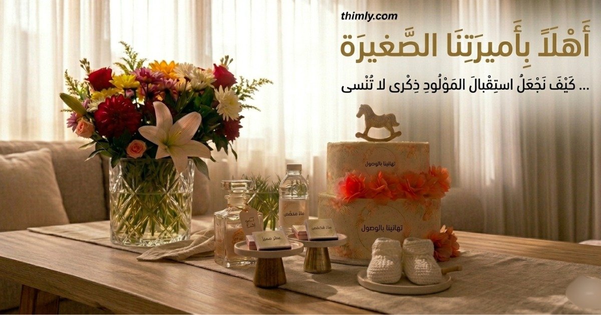 Thimly baby shower table