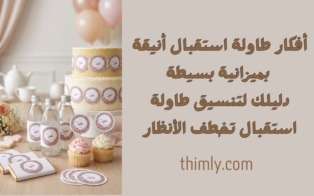أفكار طاولة استقبال أنيقة بميزانية بسيطة, دليلك لتنسيق طاولة استقبال تخطف الأنظار